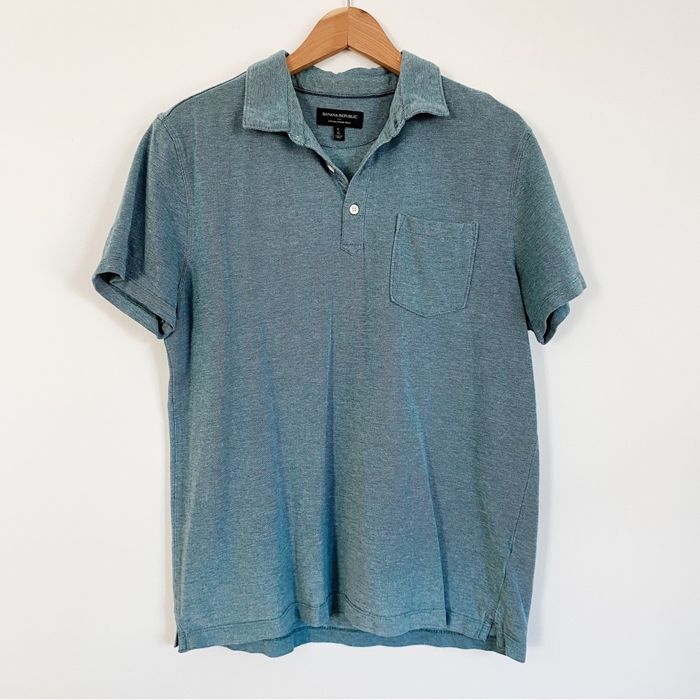 Banana Republic Green Polo